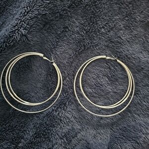 Silver Hoop Earrings